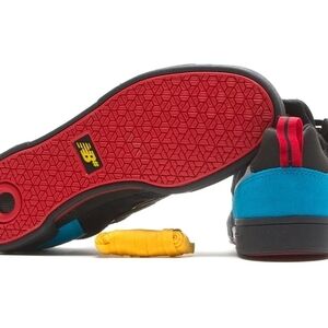 New Balance Men's Sneakers in Black, Red, and Blue